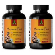 Maxamino Plus 1200, Pre & Post Workout Amino Acid (2 Bottles, 180 Tablets)