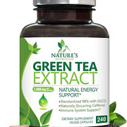 Green Tea Extract Capsules 1000Mg 98% Standardized EGCG - 3X Strength for Natura