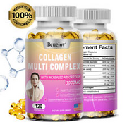 Collagen Complex 3000mg Supplement Boosts Energy Levels Skin Health Capsules