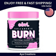 Obvi Burn Elite,Collagenic Thermogenic 60.00 Count for Weight Loss, Boost Energy