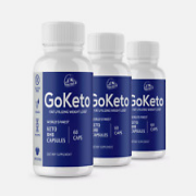 GoKeto Fat Utilizing Weight Loss - BHB Capsules | 3 Bottles, 180 Capsules total