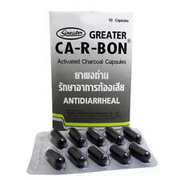Activated CHARCOAL Antidiarrheal Detox Gas Diarrhiea 10 capsule