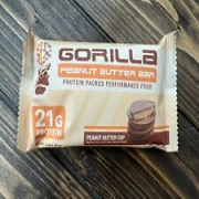 Gorilla Mind Peanut Butter Cup Protein Bars (11 Pack) - 21 Grams Protein