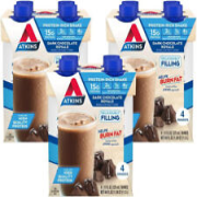 Atkins Royale Protein Shake Low Glycemic Keto Friendly 11 Fl Oz (Pack of 12)