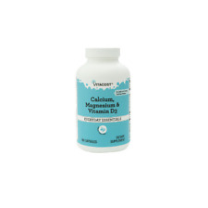 Vitacost Calcium Citrate with Magnesium & Vitamin D3 - 180 Capsules exp 10/2024