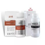 Combo Vien Uong Giam Can Genie 1x Max Diet 60v + 1x Derma87 Cell 130v -FREESHIP