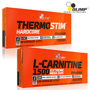 THERMO STIM HARDCORE + STRONGEST L-CARNITINE - Most Effective Weight Loss Combo