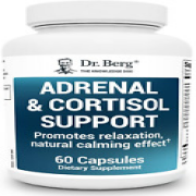 Dr. Berg Adrenal & Cortisol Capsules Mood Focus Relaxation & Stress Support 60ct