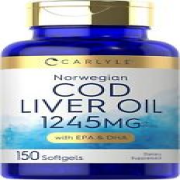 Norwegian Cod Liver Oil with EPA & DHA | 1245mg | 150 Softgels