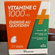 VITAMINE C 1000MG  Daily Energy  24 tablets  Brand VITAVEA SANTE Made in FRANCE
