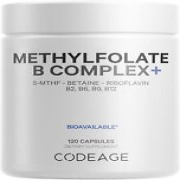 Methylfolate B Complex Supplements - 5 MTHF, Methylcobalamin 1000mcg