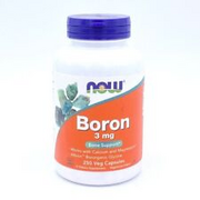 Now Foods - Boron 3mg - Bone Support - 250 Veg Capsules