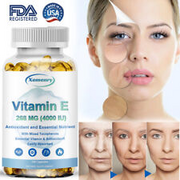 Vitamin E Capsules 268mg - Anti-Aging, Anti-oxidation - with Mixed Tocopherols