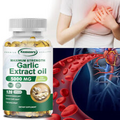 Garlic Extract Oil Capsules 5000mg - Cholesterol Health Antioxidants Supplement