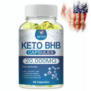 Keto BHB Capsules Weight Loss Diet Pills Fat Burner Detox Dietary Supplement AU