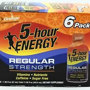 5 Hour Energy Regular Strength 6-Pack Orange Exp 8/2025