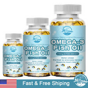Omega 3 Fish Oil 3x Strength 1296mg EPA & DHA, Highest Potency 10/60/120Capsules