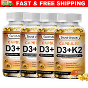 Vitamin K2 (MK7) with D3 5000 IU Supplement, Immune Health, Bone & Heart Health