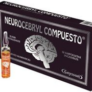 Neurocebryl Compuesto, Multivitamins,  Powerful Nerveous System support 10 Vials
