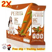 2X Thai Tea Pananchita PerLeen Plant Protein Drink Weight Control Burn Fat Slim