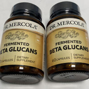 2 Pack, Dr. Mercola Fermented Beta Glucans 60 exp;10.24#1547