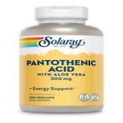 Solaray Pantothenic Acid 500mg 250 Capsule