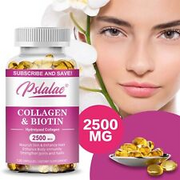 Collagen & Biotin - Vitamin C - Supports Hair, Skin, Nails Health, Strong Bones