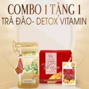 1x Dong Anh Peach Flavor Herbal Tea, Weight Loss - Tra Dao Giam Can Dong Anh