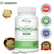 Moringa Leaf 500mg - Green Superfood, Antioxidant, Weight Loss, Metabolism Boost