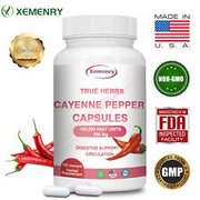 Cayenne Pepper 100,000HU - Weight Loss, Fat Burner, Anti-inflammatory, Digestive