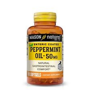 MASON NATURAL Peppermint Oil 50 mg Enteric Coated - Natural Gastrointestinal ...