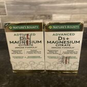Nature's Bounty Advanced D3 + Magnesium Citrate 90 Tabs Exp. 09/2025