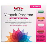 GNC Women's Vitapak Program, 30 Daily Packs,  Multivitamin and Nutrition US