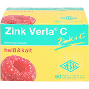 Zink Verla C Himbeer-Geschmack heiß & Kalt Granulat, 50 pcs. Sachets