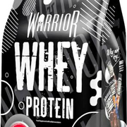Warrior Whey Protein Powder – Up to 36g* of Protein Per Shake – Low Sugar, and Low Carbs – GMP Certified (Strawberry Crème, 1kg)