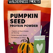 Wilderness Poets, Pumpkin Seed Protein Powder - Organic, Cold-Pressed - Made from 100% Heirloom, Styrian Pumpkin Seeds Grown in Austria (8 Ounce) - 140 Grams of Protein