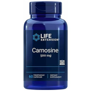 Life Extension, L-Carnosine, 500mg, High dose, 60 Vegan Capsules, Gluten-Free, Vegetarian, Soy-Free, Non-GMO