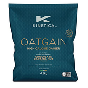 Kinetica OatGain Weight Gainer 600+ Calories & 47g Protein per Serving, 4.8 kg, 30 Servings Chocolate Caramel Flavour
