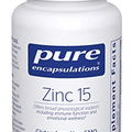 Pure Encapsulations Zinc 15 mg - Zinc Picolinate Supplement for Immune System Support, Growth & Development - for Wound Healing - with Premium Zinc Picolinate - 60 Capsules