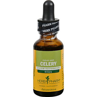 Herb Pharm Certified Organic Celery Seed Liquid Extract for Urinary System Support - 1 Ounce (090700000356)