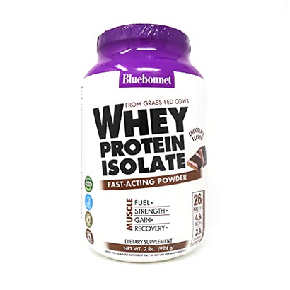 BlueBonnet 100% Natural Whey Protein Isolate Powder, Chocolate, 2 Pound