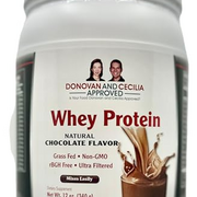 Donovan and Cecilia Approved Grass Fed Whey Protein (Chocolate, 12 oz)