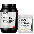 BARE PERFORMANCE NUTRITION BPN Vegan Oatmeal Cookie Protein + Strong Greens Lemon Bundle
