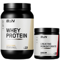 BARE PERFORMANCE NUTRITION BPN Whey Unflavored Protein + Creatine Bundle