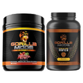 Gorilla Mode Pre Workout (Strawberry Kiwi) + Premium Whey Protein (Chocolate) - Comprehensive Stack for Fueling Maximum Workout Results