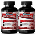 Muscle Growth - Creatine Tri-Phase 5000mg - Boost Lean Body Mass Tablets 2B