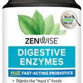 Digestive Enzymes - Probiotic Multi Enzymes with Probiotics and Prebiotics for D