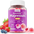 Magnesium 400mg, 5 Types of Magnesium: Glycinate, 60 Count (Pack 1)