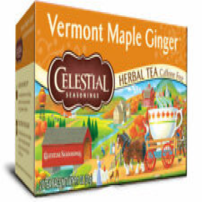 Celestial Seasonings Vermont Maple Ginger Herbal Tea (Pack of 3)