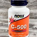 EXP 11/2024 NOW C-500 with Rose Hips Antioxidant Protection 250 Vegan Tablets